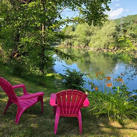 Private Riverside House On The Una River With Private Beach *