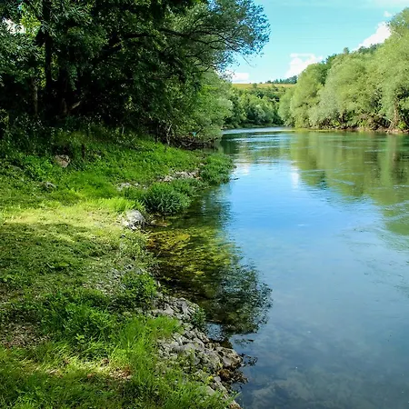 Private Riverside House On The Una River With Private Beach Vikendica *